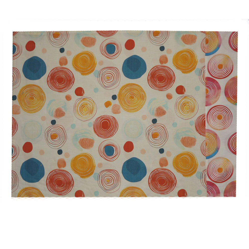 MULTICOLOR CIRCLE DOTS PILLOWCASE