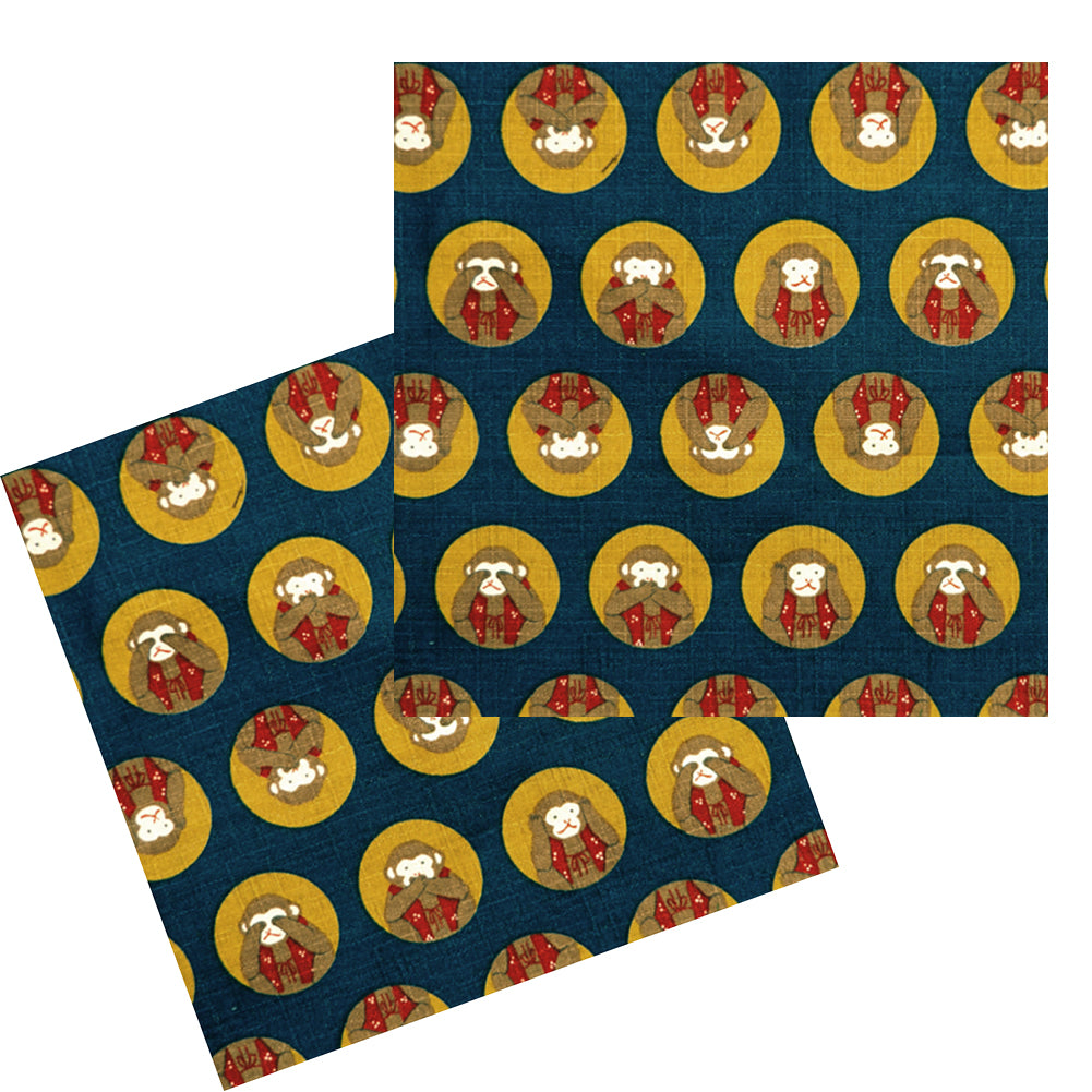 WISE MONKEYS COCKTAIL NAPKIN SET