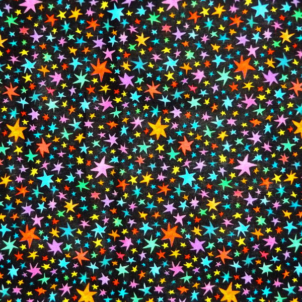 MULTICOLOR 'STARSTRUCK' LIBERTY LAWN COTTON POCKET SQUARE HANDKERCHIEF