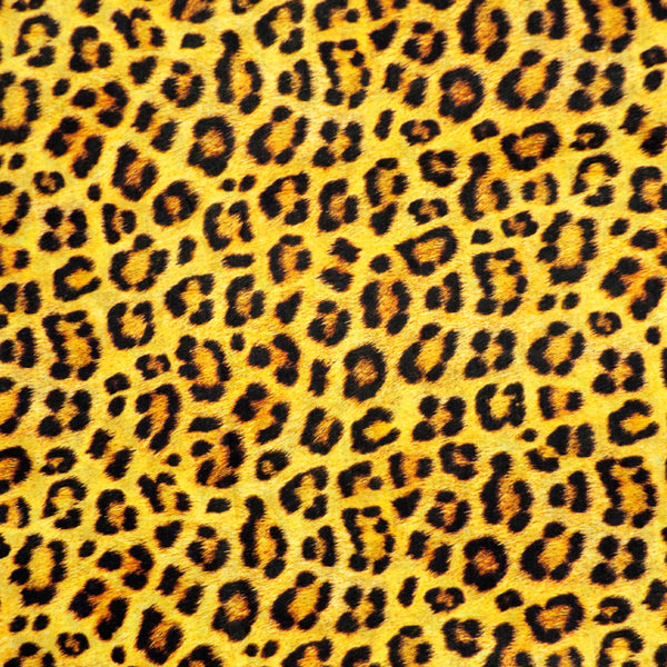 GOLDEN LEOPARD LAWN COTTON HANDKERCHIEF